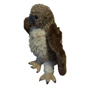 Douglas Cuddle Toys Red Tailed Hawk Plush Stuffed Animal Bird Brown Cream 8 Inch
